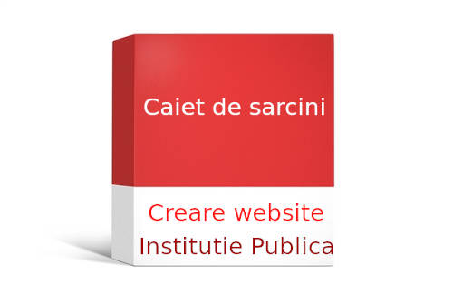 CAIET DE SARCINI  realizare WEB-SITE institutie publica